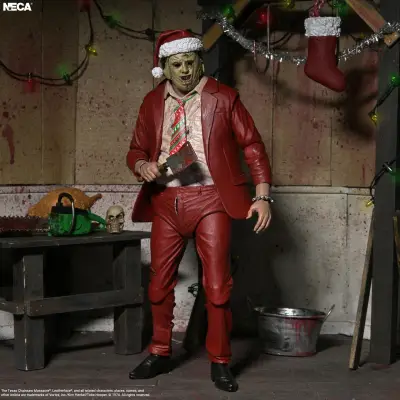 Figurine texas chainsaw massacre santa leatherface ultimate action